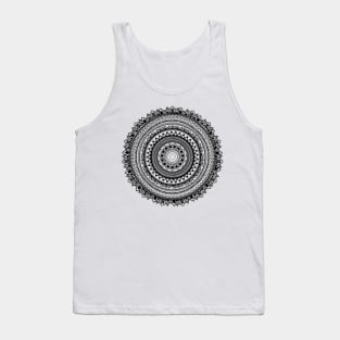 The Universe in Black & White Tank Top